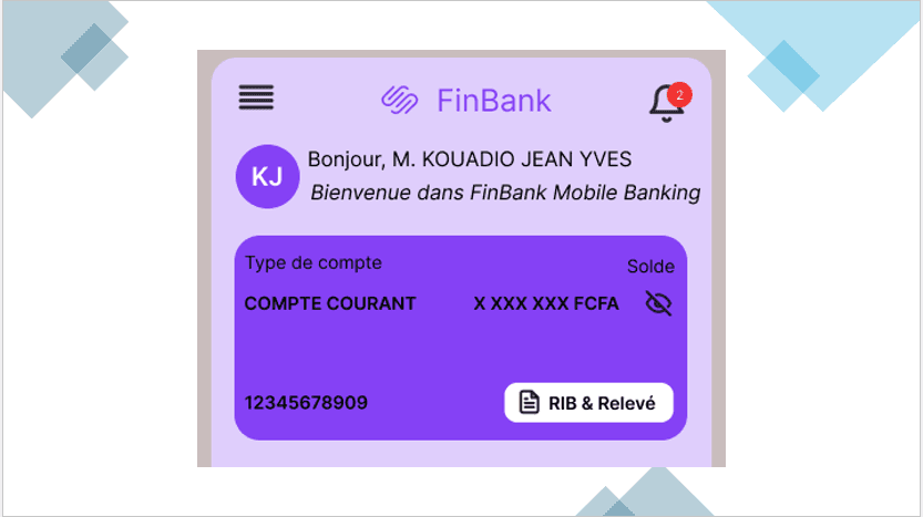 Mobile Bank UI Design